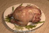 Рождественский гусь (утка, индейка, курица, цыпленок)