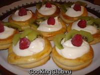 Фруктовые пирожные ( или тарталетки с фруктами)