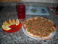 Турецкая кухня: Лахмаджун (турецкая пицца)